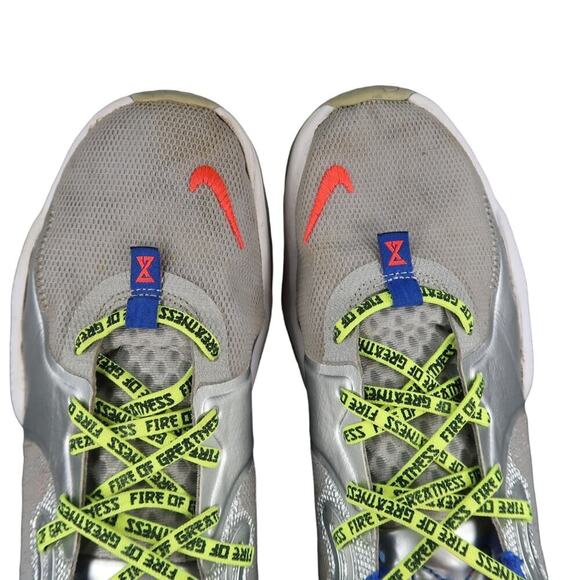 Nike Shoes Mens 11.5 Sneakers Athletic Trainer PG 5 Clippers Metallic Basketball - Picture 7 of 13